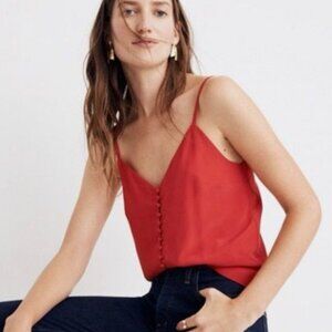 Madewell Red Camisole Top